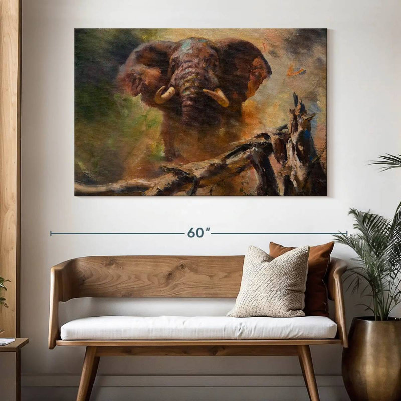Brampt Elephant's Dream, 34" H x 51" W
