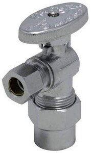 1/2" x 3/8" Quarter Turn Angle Valve
