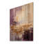 Paysage de montagne mauve et doré III - Paysage abstrait sur bois-1511771107