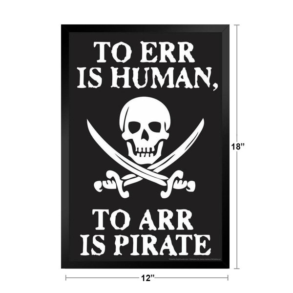 To err is human to arr is pirate