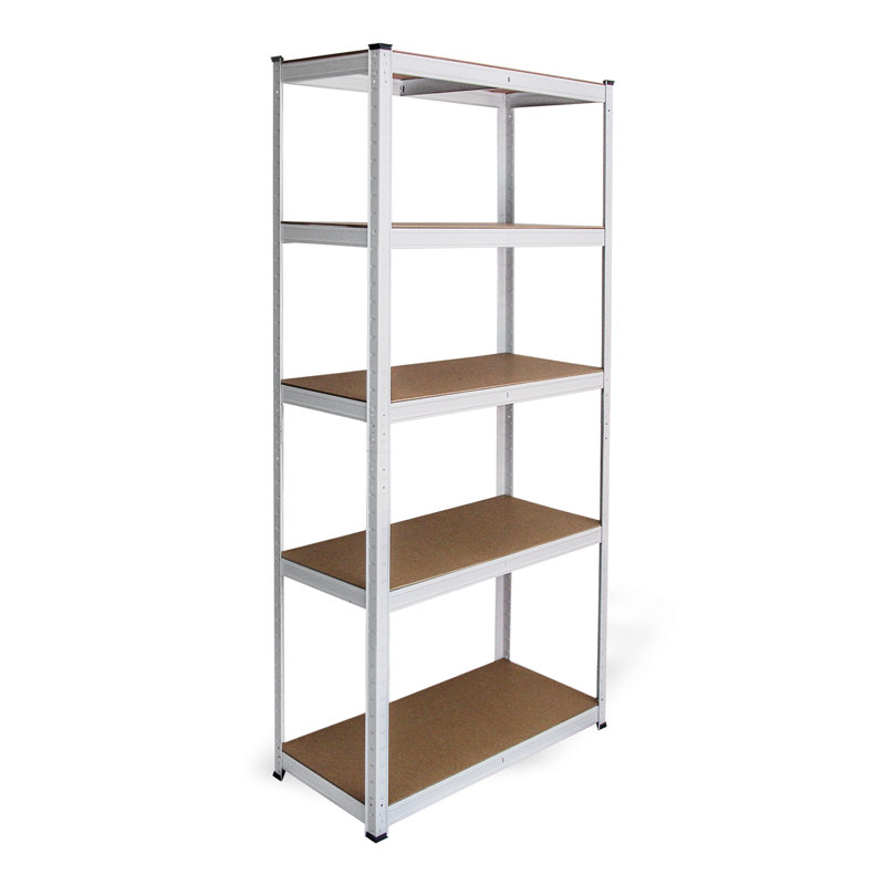 Height -Adjustable Shelving Unit, 180cm H x 90cm W x 40cm D, White