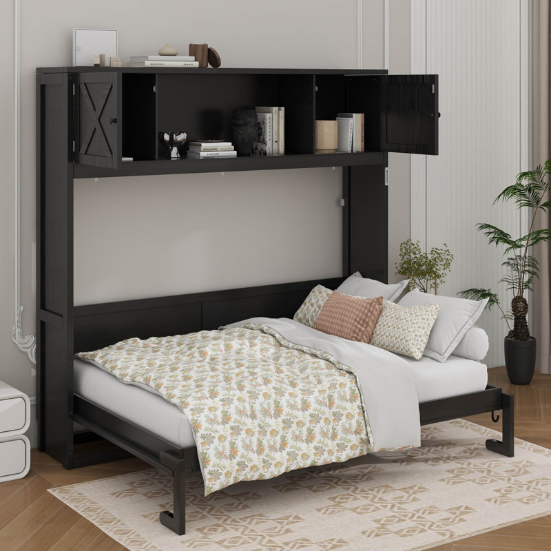 Full Murphy Bed With Cabinets