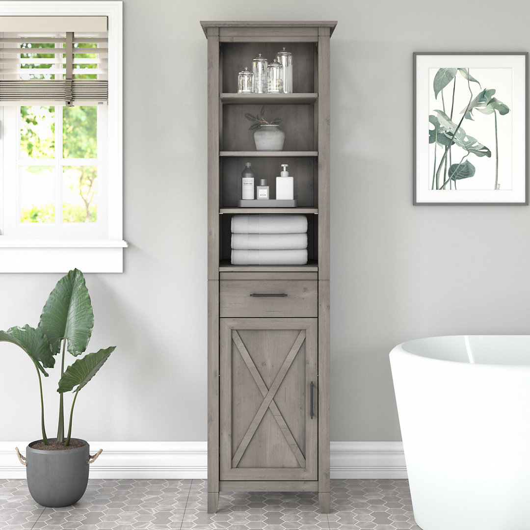 Edion Freestanding Linen Cabinet Gracie Oaks