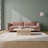 Modern Light Pink Traditional Patterned Washable Decorative Carpet-911750330