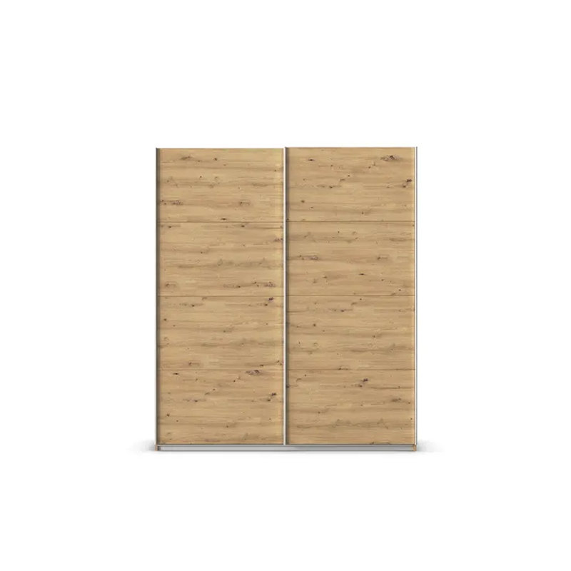 Caracas 3 Door Manufactured Wood Wardrobe, Classic, 210cm H x 181cm W x 62cm D, Artisan Oak