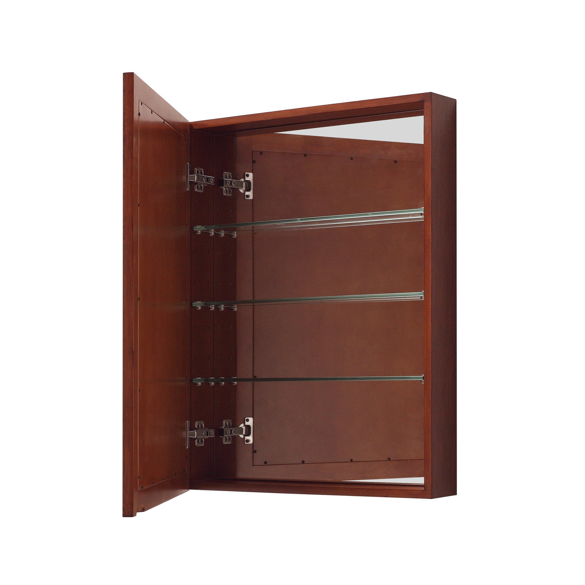 Charley Surface Medicine Cabinet, 32" H x 24" W x 5.1" D, Tobacco