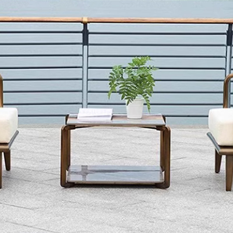 Table d'appoint d'extérieur carrée L 23,62 po x l 23,62 po Burko