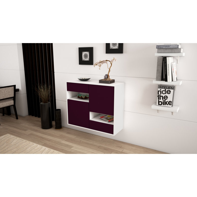 Schumaker 92cm Sideboard, Purple