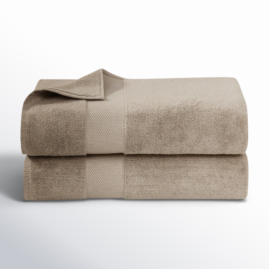 Ali 100% Turkish Cotton 2 Piece Bath Sheet Joss & Main