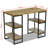 Solid Wood Top Metal Base Writing Desk