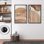 «Organic Abstracts Beige Abstracts with Modern Flair», art mural moderne, œuvre d'art, nature nordique, 2 pièces