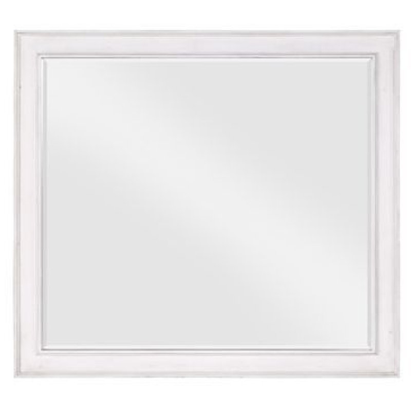 Wood Flat Wall Mirror