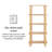 Shelton 70" H x 32" W x 16" D Solid Wood Bookcase-1134485295