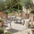 Chaise de patio avec coussin