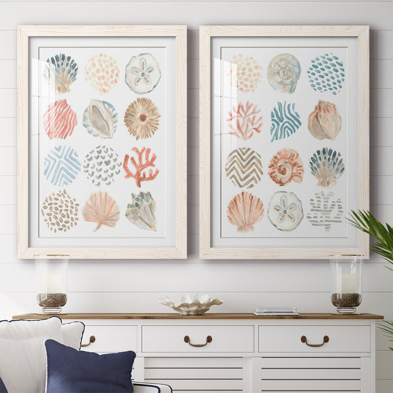 Reproduction encadrée de qualité océanique I-Premium - prête à être accrochée, Blanc, H 31,5 po x l 88 po x P 1,5 po
