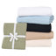Couverture à rayures jacquard 100% coton Superior Clara-122737425-122737424