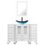 Meuble-lavabo simple 48 po avec plateau Graycelyn-402624793-402624794