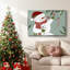 Peppermint Snowman Collection A, reproduction d'art sur toile-1903687817-1903687821