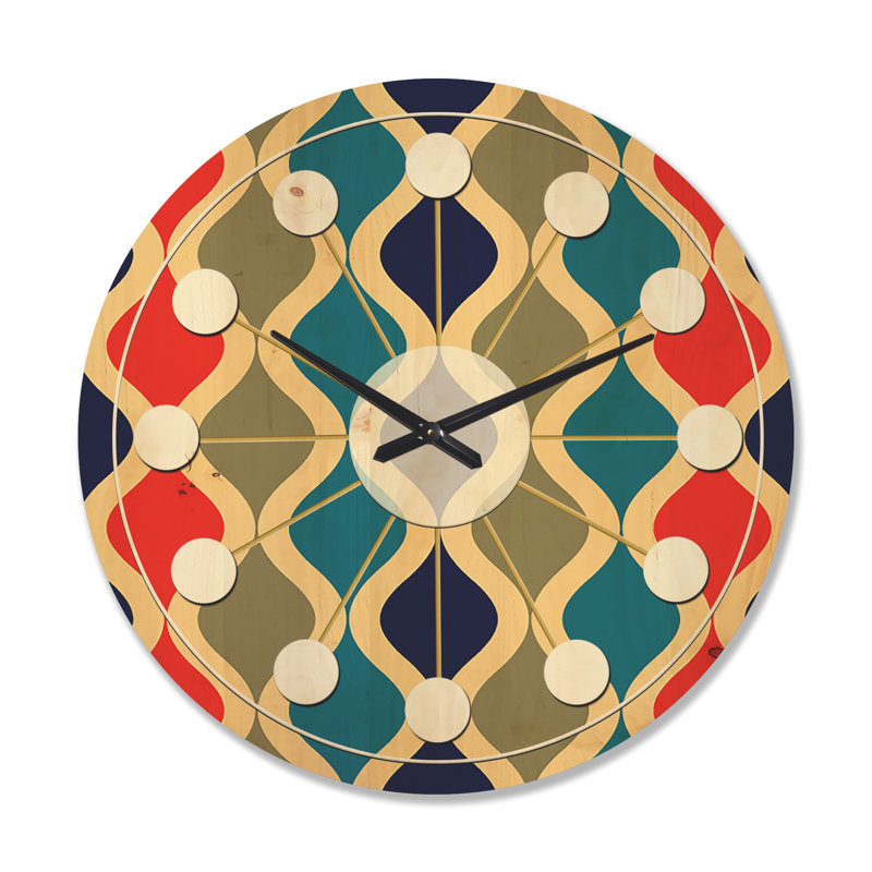 Solid Wood Wall Clock, Extra Large