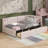 Twin-Size Upholstered Daybed With Two Built-In Drawers-853071591