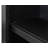 Modern Wood Open Bookcase - Black