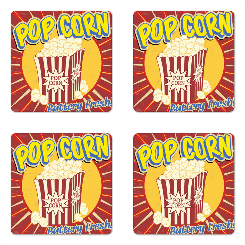 Square 4 Piece Coaster Set