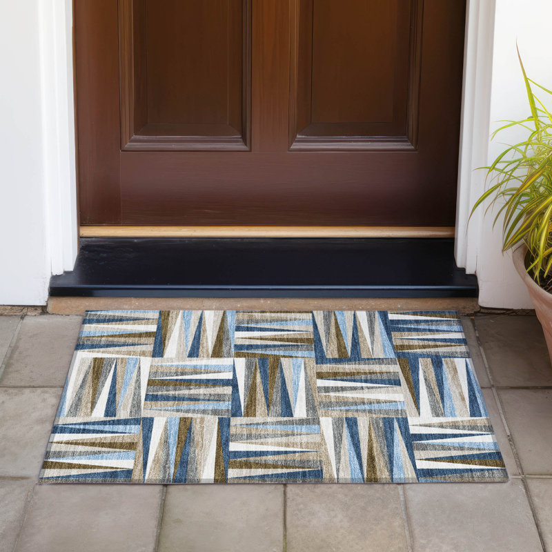 Tapis intérieur / extérieur Chayden Chantille ACN1012, Rectangle 1 pi 8 po x 2 pi 6 po
