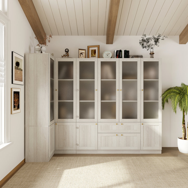 Ensemble de salon avec 2 vitrines