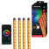4-Pack Multicolor Bluetooth Car Interior LED Accent Lights, Customizable With Downloadable Phone App
