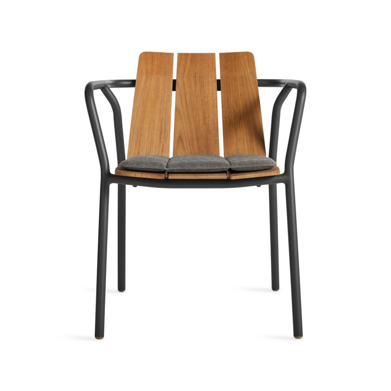 Offline Sunbrella Outdoor Dining Chair, Toohey Charcoal Sunbrella®