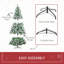 Sapin de Noël artificiel enneigé 6 pi