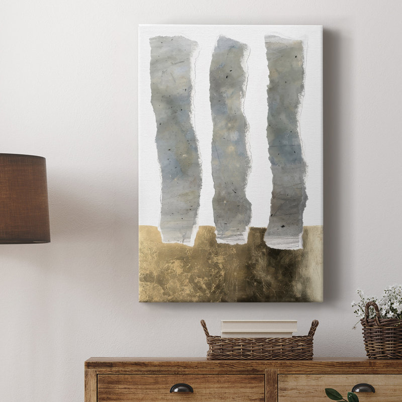 Protracted Pillars I -Custom Wrapped Gallery Cavas