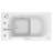 Therapeutic Tubs 30 in. x 53 in. Left Drain Quick Fill Walk-In Air Tub in White-3141069-3141070