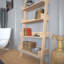 Bibliothèque moderne en chêne clair 31,5 po x 76,8 po x 12,6 po | 100% panneau de particules enduit de mélamine, épaisseur: 0,7 pouce | Nombreuses tablettes pour un rangement élégant, idéal pour la maison et le bureau, conception élégante de couleur unie-2114240818