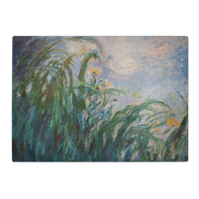 The Irises by Claude Monet Chopping Board