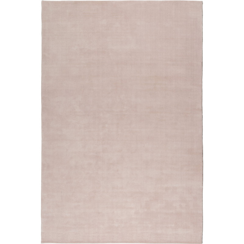 Farrow & Ball Plain Wool Portland Pink Area Rug, Rectangle 10' x 14'