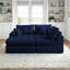 Canapé-lit en coin avec méridienne à compression Corduroy, canapé modulaire en forme de L avec éponge à haute densité, canapé convertible sans assemblage requis pour le salon, appartement, chambre d'amis