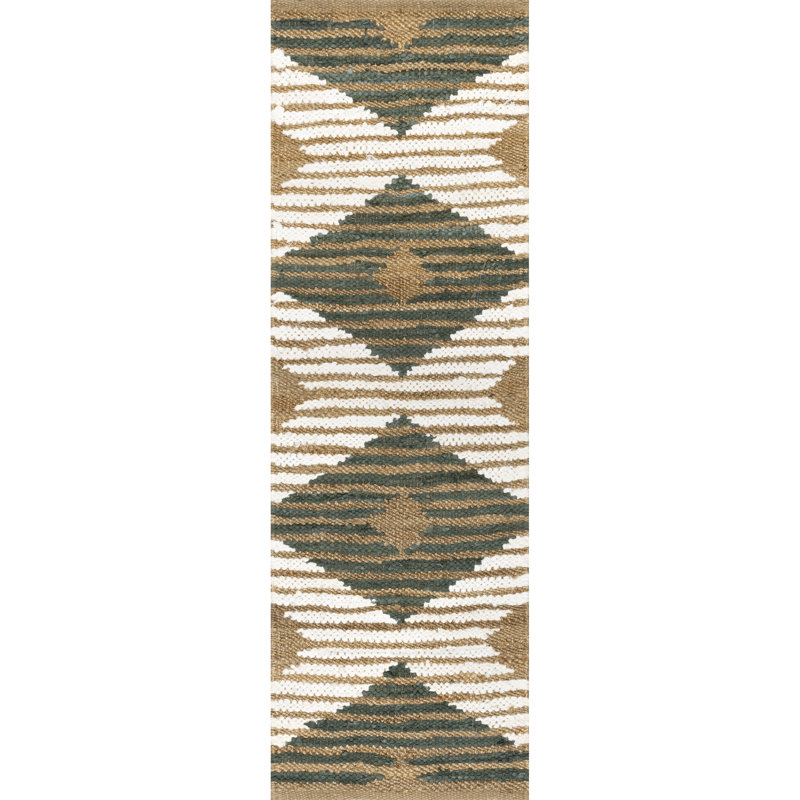 Martinek Geometric Indoor Rug, Runner 2' x 6'