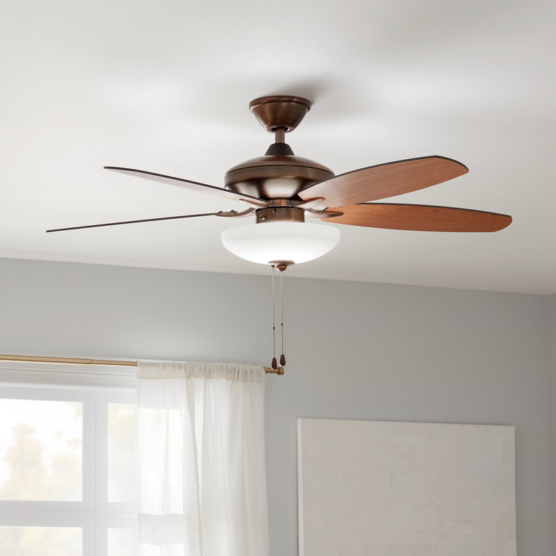 52'' Ceiling Fan with LED Lights, Oil Brushed Bronze