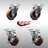 4 Piece High Temp Glass Filled Nylon Caster Set