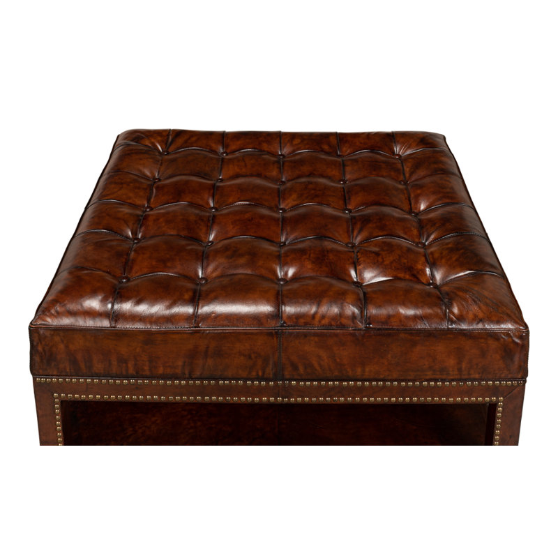 Vintage Square Ottoman