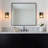 5.12" Industrial Vanity Light,matte Black & Antique Brass Bathroom Wall Sconce,glass-free Damp Rated,for Bathroom Kitchen Living Room