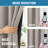 100% Blackout Curtains for Bedroom with Liner Full Room Darkening Curtains Thermal Insulated Back Tab/Rod Pocket Window Drapes for Living Room, 2 Panels-496437158-496437146