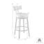 Tabouret de bar pivotant en similicuir Yandra