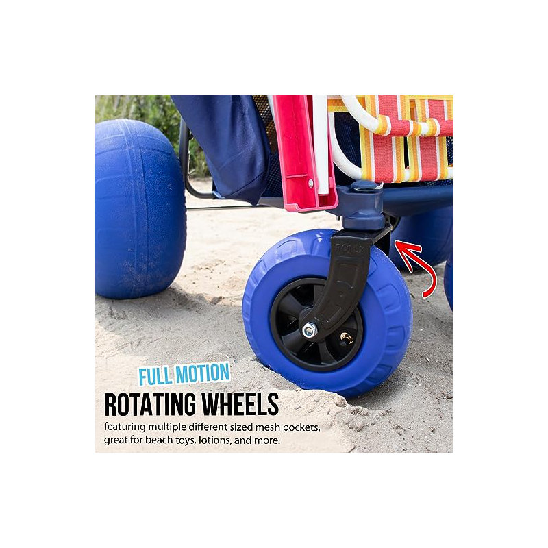 Rollx Storage Cart, Blue