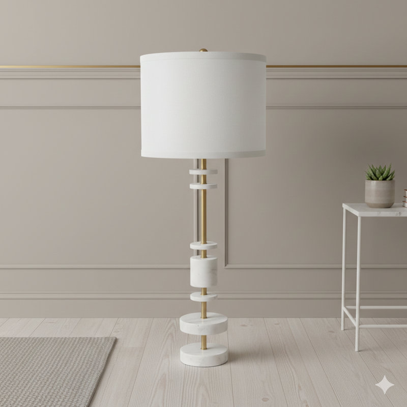 D13x32.8" Table Lamp (Lamp Shade Assembly Required)
