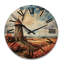 Horloge murale en bois massif Keneson-1625737688