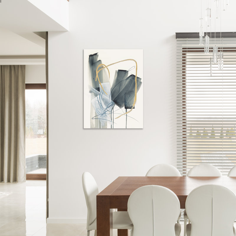 Neutral Blooms I Painting by Janice Sadler, 32" H x 24" W x 1.5" D, Glass Coat