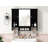 Wall Mounted Bathroom Storage Cabinet With Mirror And Towels Bar-501484226