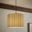 Cotton Blend Drum Pendant Shade ( Slip-On ) in Beige-1962253611
